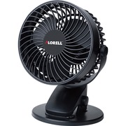 Lorell USB Personal Fan 127 mm Diameter Black 44564